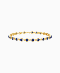 Royal Blue Lab Sapphire / 16.5cm