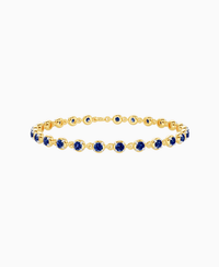 Royal Blue Lab Sapphire / 16.5cm