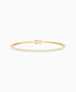 Prong Tennis Bracelet - 9K Yellow Gold