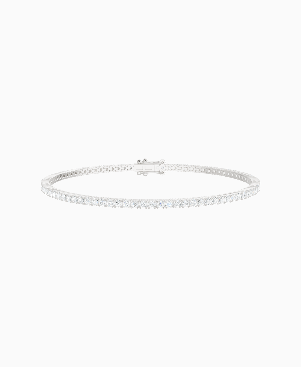 Prong Tennis Bracelet - 14K White Gold