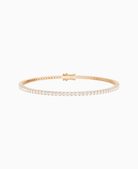 Prong Tennis Bracelet - 18K Rose Gold