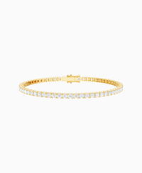 Prong Tennis Bracelet - 14K Yellow Gold