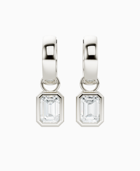 White Lab Diamond / Emerald / 1ct