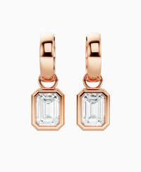 White Lab Diamond / Emerald / 1.5ct