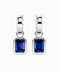 Royal Blue Lab Sapphire / Emerald / 1.5ct