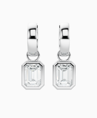 White Lab Diamond / Emerald / 1.5ct
