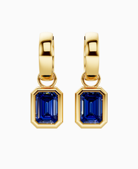 Royal Blue Lab Sapphire / Emerald / 1.5ct