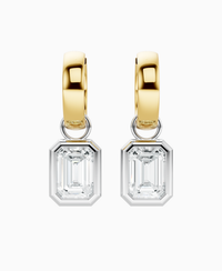 White Lab Diamond / Emerald / 1.5ct