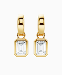 White Lab Diamond / Emerald / 1.5ct
