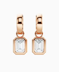 White Lab Diamond / Emerald / 1.5ct