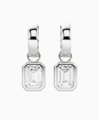 White Lab Diamond / Emerald / 1.5ct