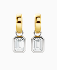 White Lab Diamond / Emerald / 1.5ct
