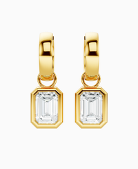 White Lab Diamond / Emerald / 1.5ct