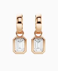 White Lab Diamond / Emerald / 1.5ct