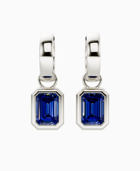 Royal Blue Lab Sapphire / Emerald / 1.5ct