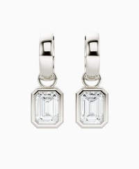 White Lab Diamond / Emerald / 1.5ct