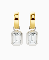 White Lab Diamond / Emerald / 1.5ct