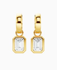 White Lab Diamond / Emerald / 1.5ct