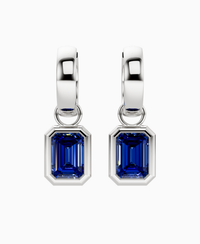 Royal Blue Lab Sapphire / Emerald / 1.5ct