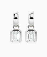 White Lab Diamond / Emerald / 1.5ct
