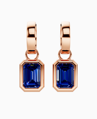 Royal Blue Lab Sapphire / Emerald / 2ct