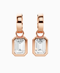 White Lab Diamond / Emerald / 2ct
