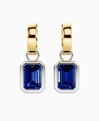 Royal Blue Lab Sapphire / Emerald / 2ct