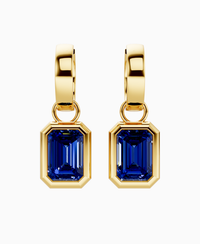 Royal Blue Lab Sapphire / Emerald / 2ct