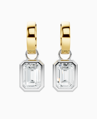 White Lab Diamond / Emerald / 2ct