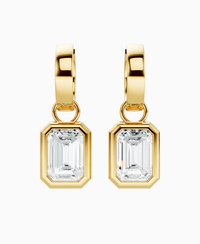 White Lab Diamond / Emerald / 2ct