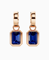 Royal Blue Lab Sapphire / Emerald / 2ct