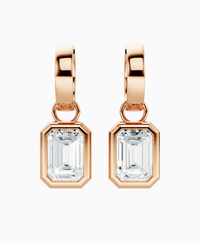 White Lab Diamond / Emerald / 2ct