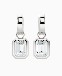 White Lab Diamond / Emerald / 2ct