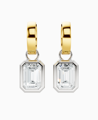 White Lab Diamond / Emerald / 2ct