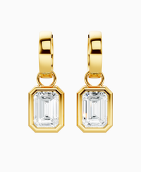 White Lab Diamond / Emerald / 2ct
