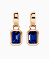 Royal Blue Lab Sapphire / Emerald / 2ct