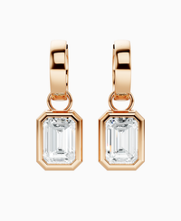 White Lab Diamond / Emerald / 2ct