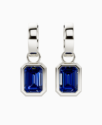 Royal Blue Lab Sapphire / Emerald / 2ct