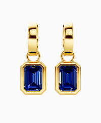 Royal Blue Lab Sapphire / Emerald / 2ct