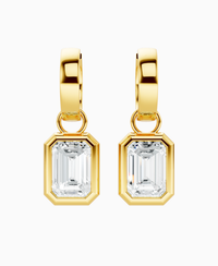 White Lab Diamond / Emerald / 2ct