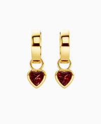 Pigeon Blood Lab Ruby / Heart / 0.5ct