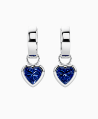 Royal Blue Lab Sapphire / Heart / 1ct