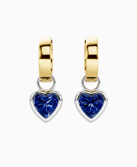 Royal Blue Lab Sapphire / Heart / 1ct