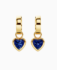 Royal Blue Lab Sapphire / Heart / 1ct