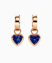 Royal Blue Lab Sapphire / Heart / 1ct