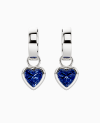 Royal Blue Lab Sapphire / Heart / 1ct