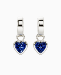 Royal Blue Lab Sapphire / Heart / 1ct