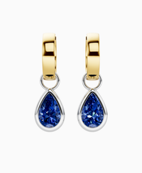 Royal Blue Lab Sapphire / Pear / 1ct
