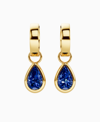 Royal Blue Lab Sapphire / Pear / 1ct