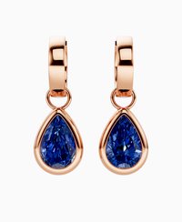 Royal Blue Lab Sapphire / Pear / 2ct